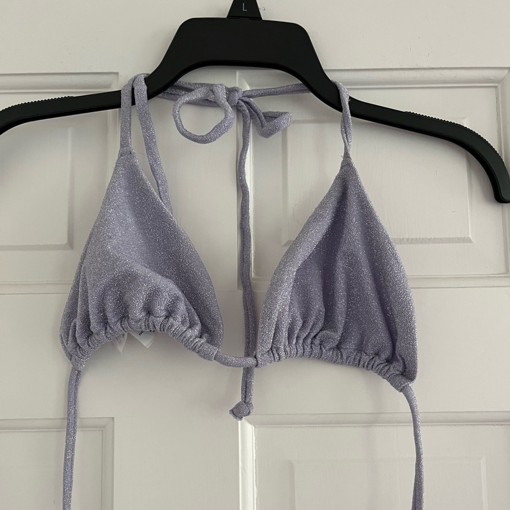 Lilac H&M sparkly bikini top